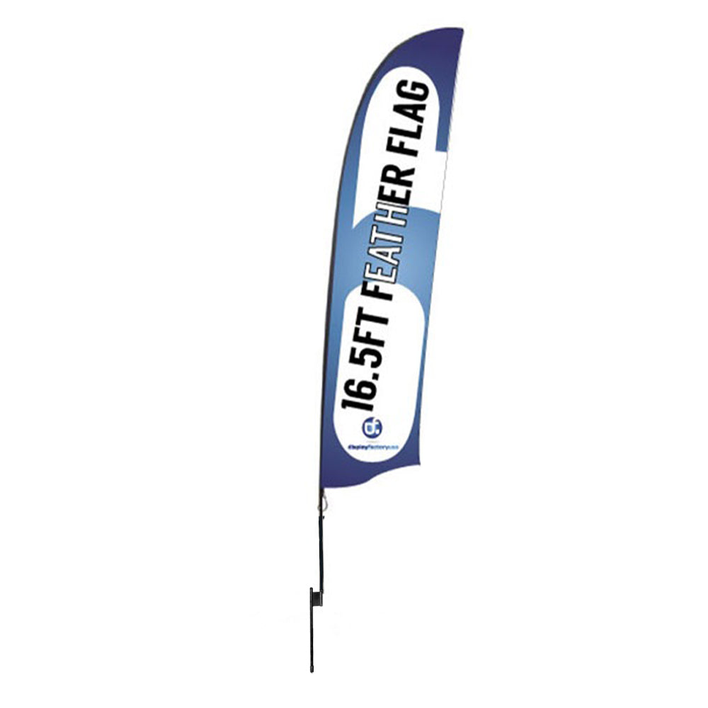 8S2-L 16FT Feather Flag for Advertisement Display