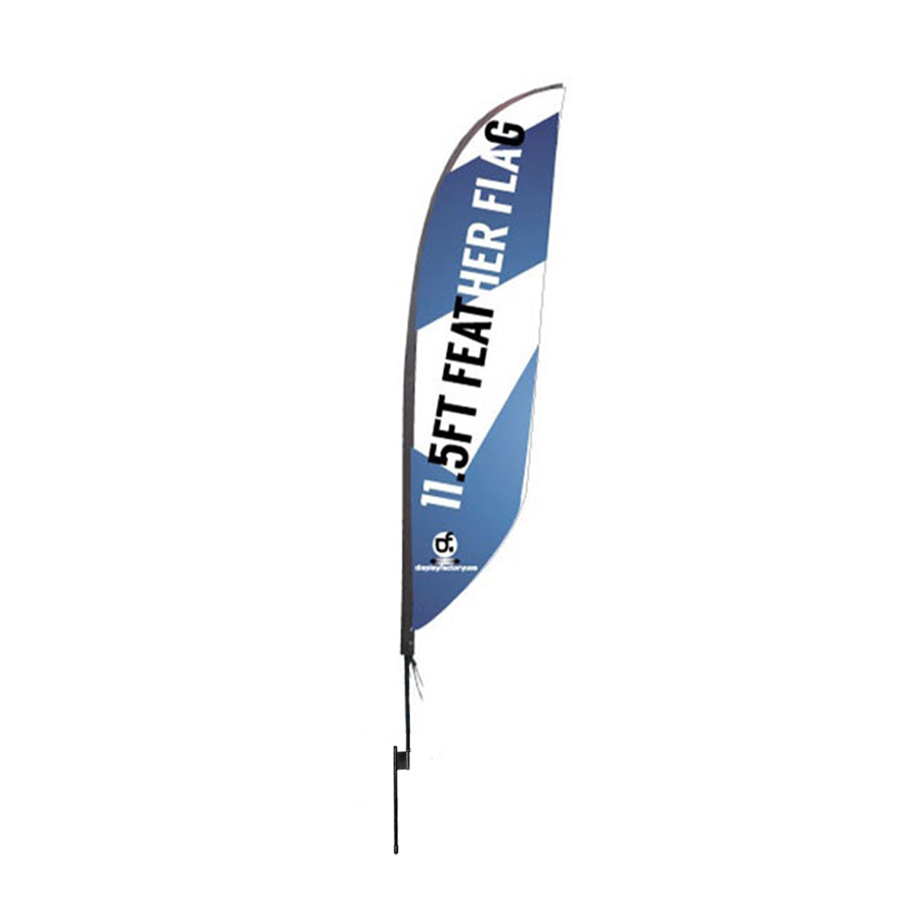 8S2-S 11.5FT Feather Flag for Advertisement Display