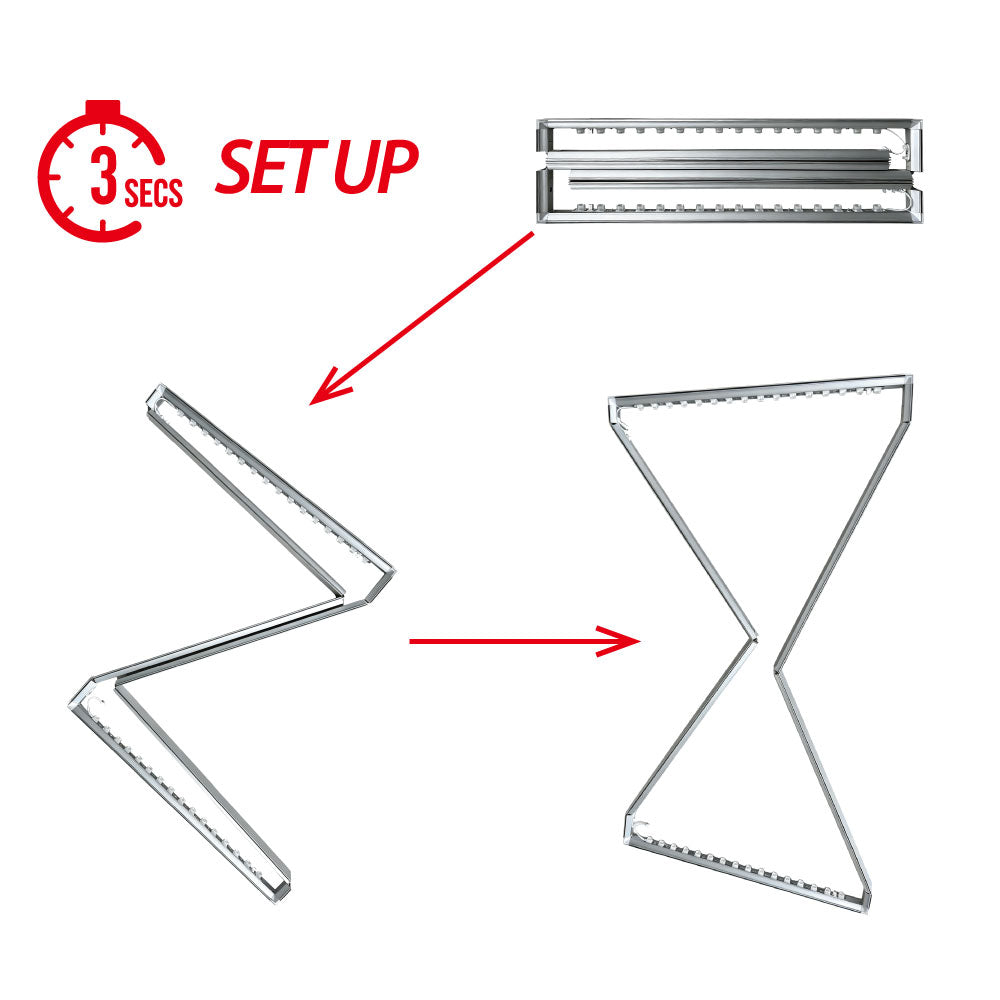 D60F2-G3979 3.3FTx6.5ft SEGfold LED Tool-Free Press-Lock Fully Foldable Light Box