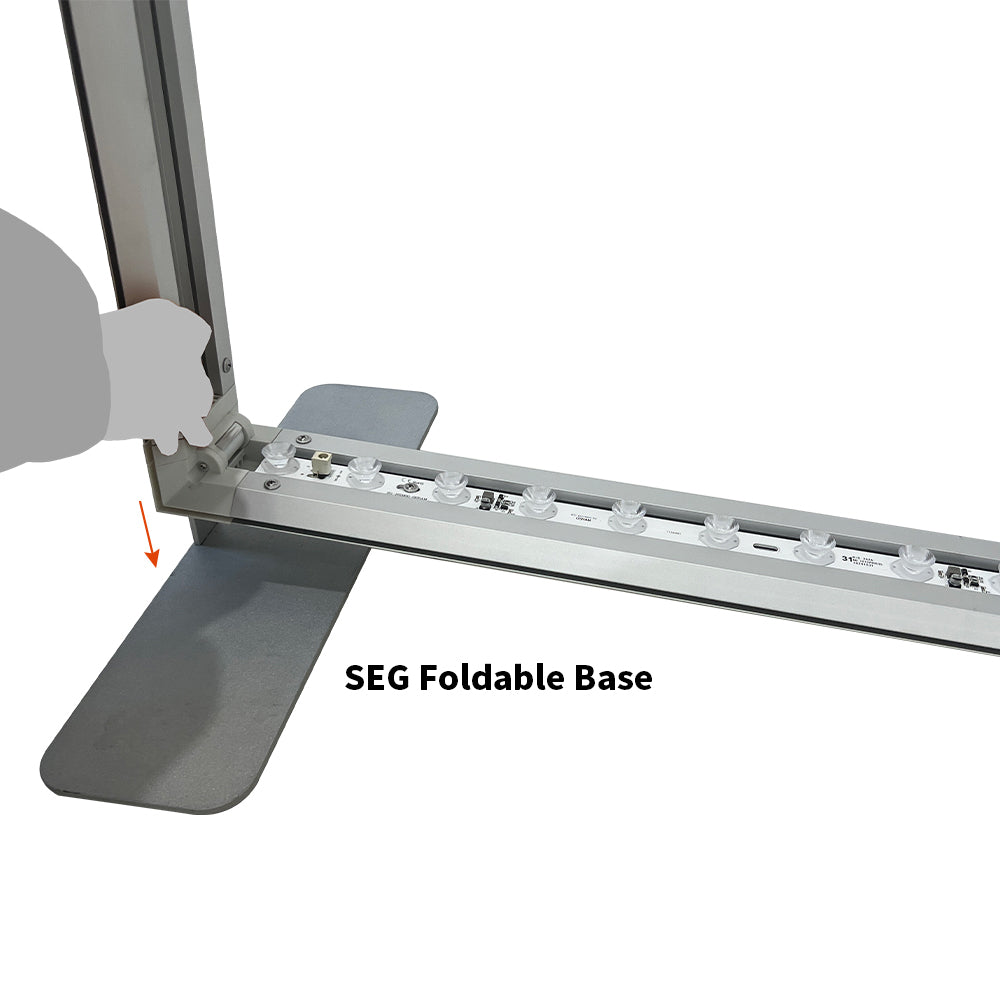 D100N-3995 3.3FTx6.5FT/8FT Aluminum Frame Foldable Tool-free SEGFold Light Box