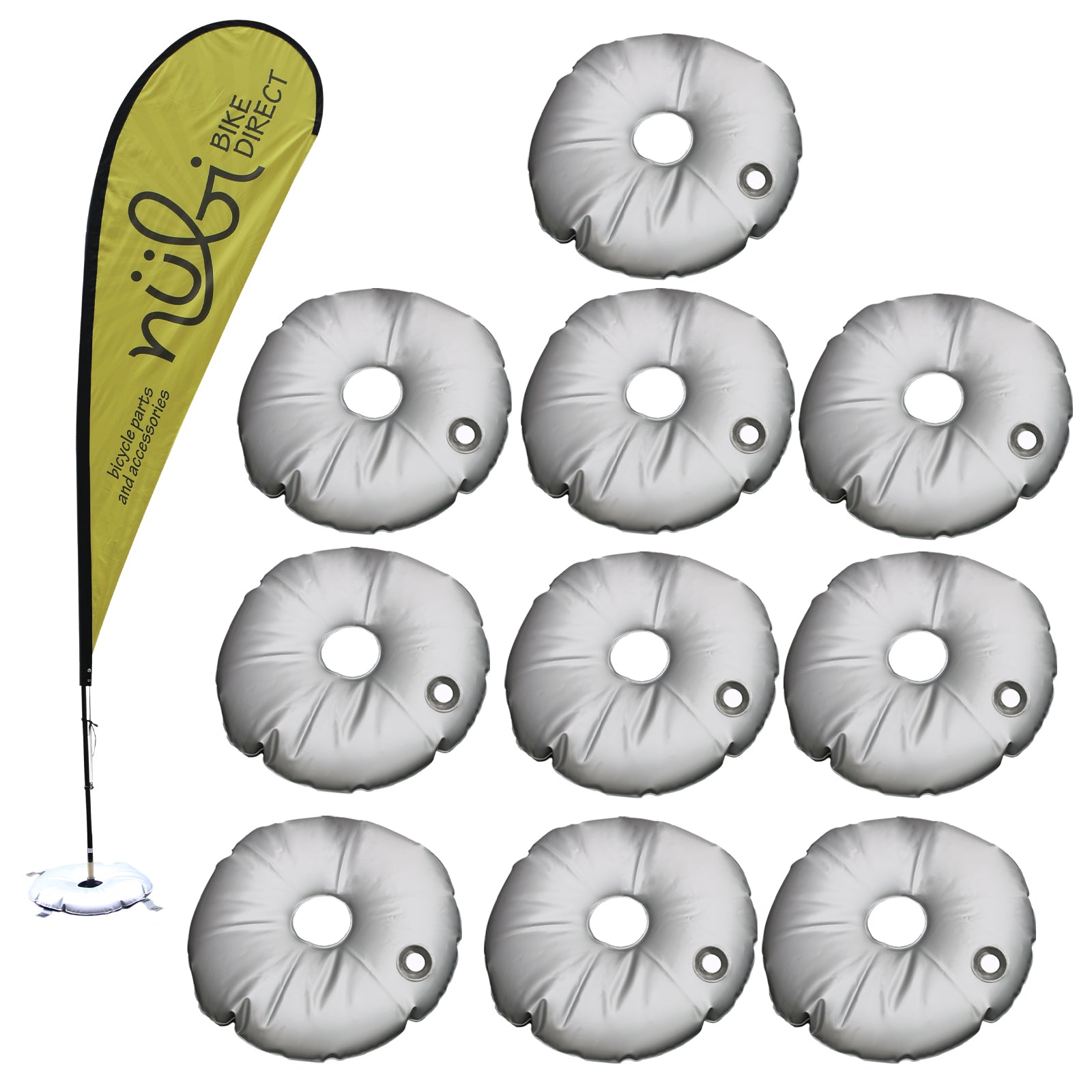 15BW Portable 20" Water Weight Bag for Swooper Feather Flag Kit Cross Stand Base