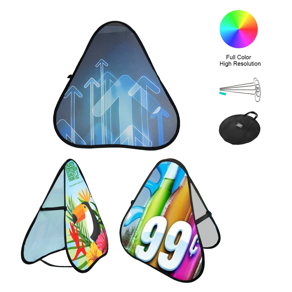 15A-T Pop out A Frame Banner with Carrying Bag – Triangle L
