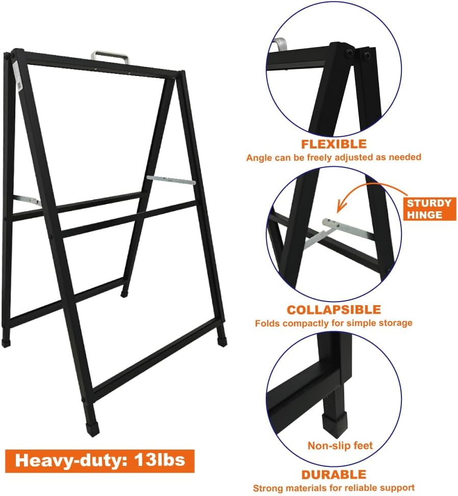 18S1 24" X 36" Heavy Duty A-Frame Double-Sided Sidewalks Poster Stand Sandwich Board