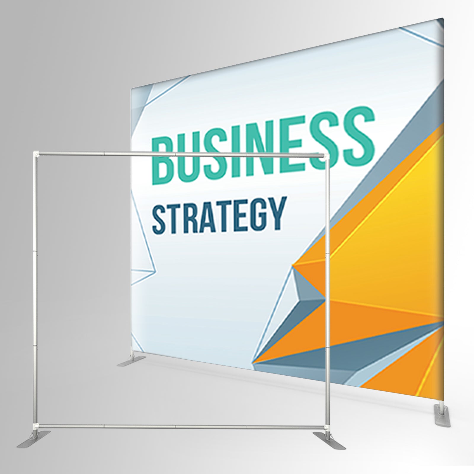 28C-FM8 8*8FT Tension Fabric Display EZ Tube Frame Backdrop Banner Stand