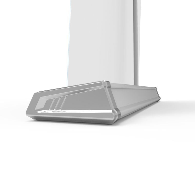 2AL 33.5x80" Stylish Aluminum-Plated End Cap Retractable Banner