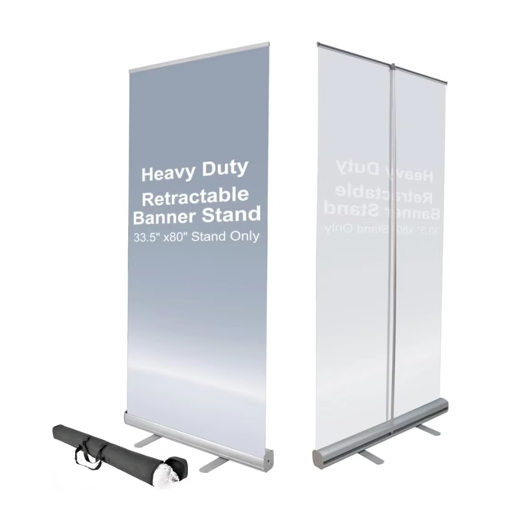 1A-2SE 33.5"*80" Standard Retractable Banner Stand Graphic Kit