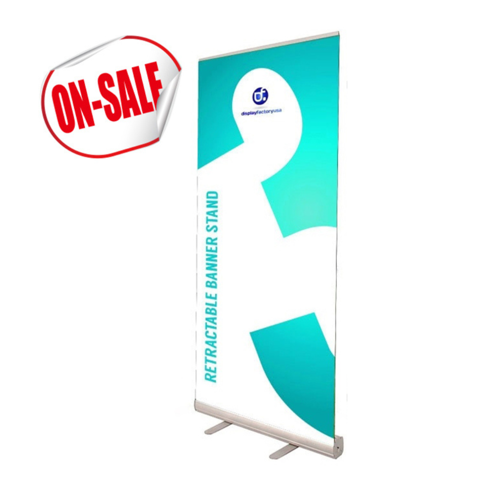 1A-2SE 33.5"*80" Retractable Banner Stand Graphic Kit