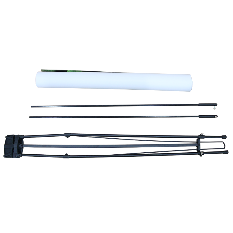 6C-1EU 24" * 63 "Adjustable X Banner Stand for Advertising Trade Show Events Display