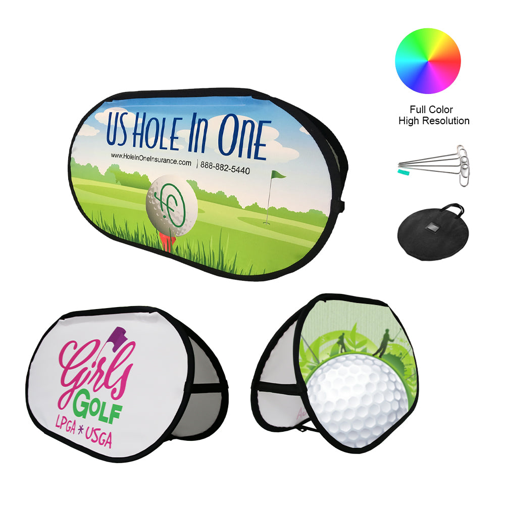 15AF-H Horizontal Fiberglass Frame Pop out Banner with Carrying Bag-S