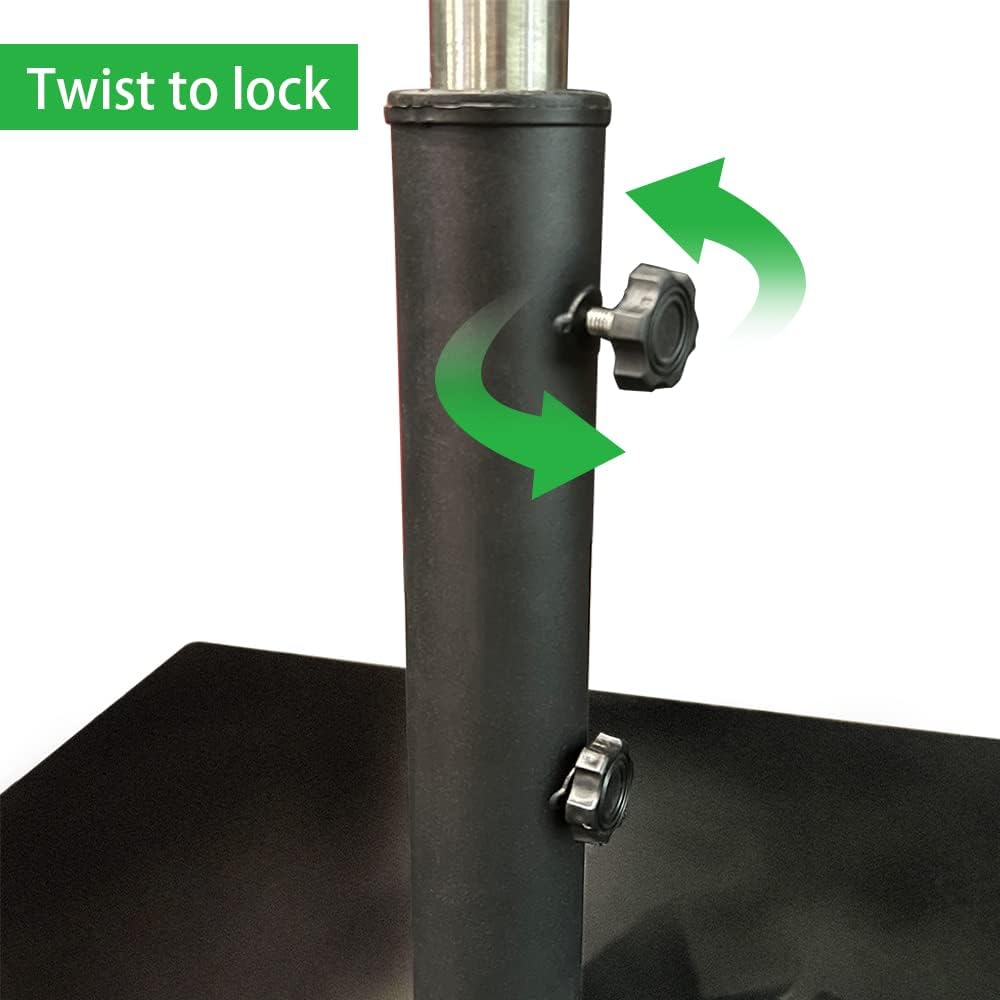 28UB-MP1 Metal Plate Base for Outdoor Patio Umbrella