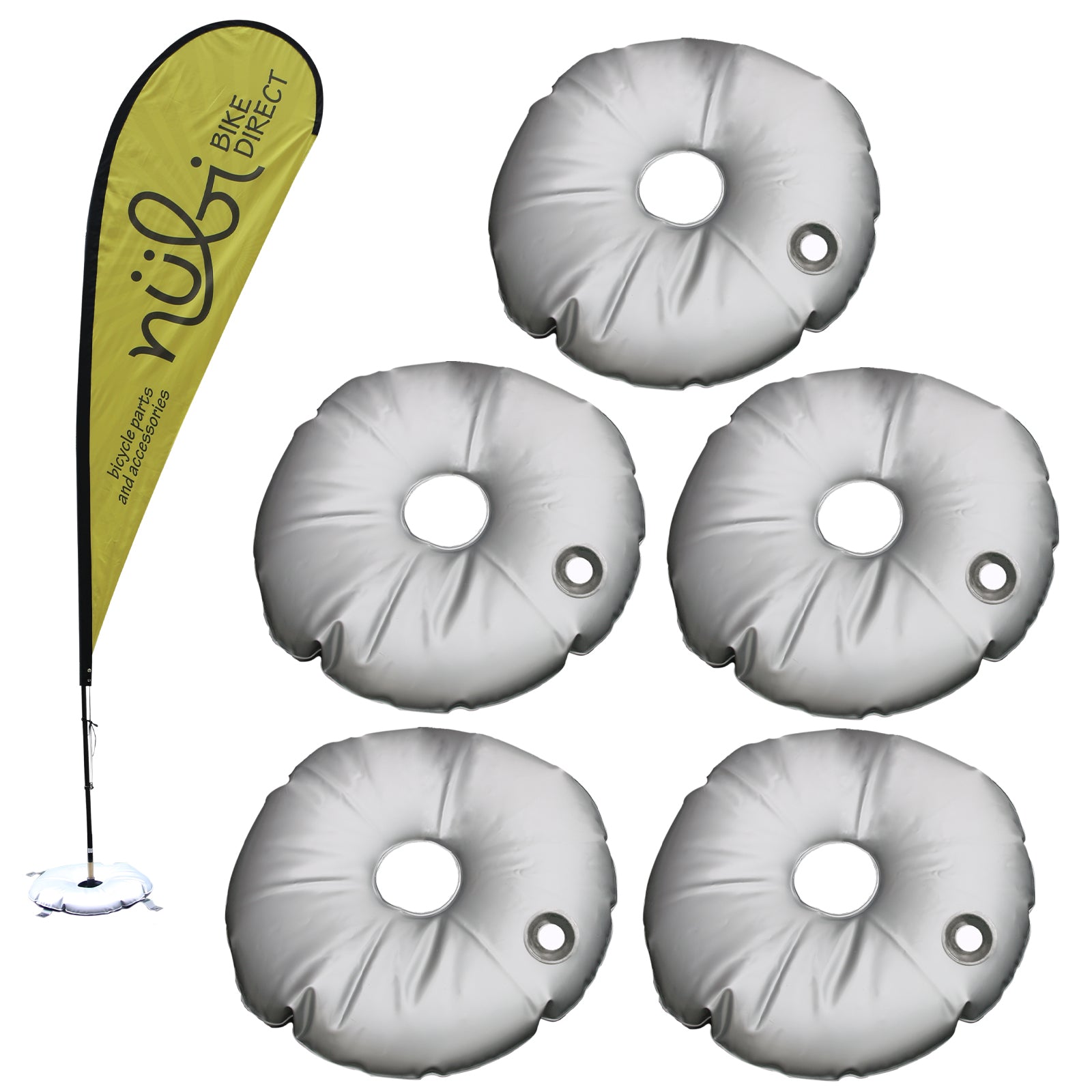 15BW Portable 20" Water Weight Bag for Swooper Feather Flag Kit Cross Stand Base