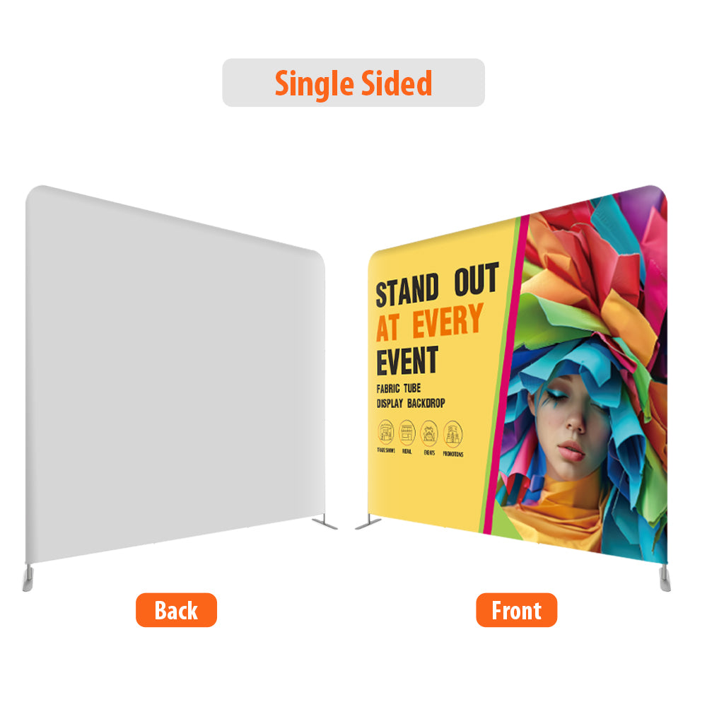 28C-FME8 8*8FT Standard Tension Fabric Display EZ Tube Frame Backdrop
