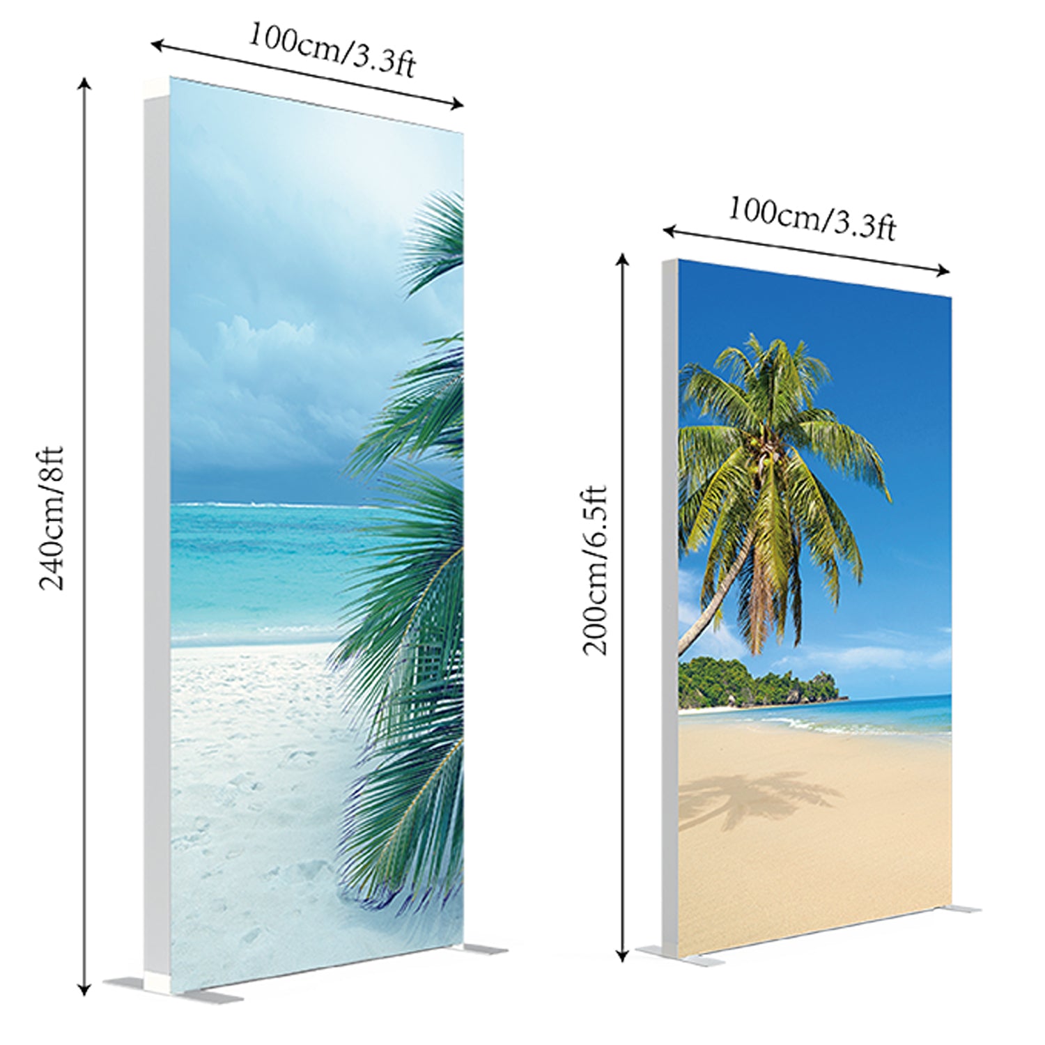 D100N-3995 3.3FTx6.5FT/8FT Aluminum Frame Foldable Tool-free SEGFold Light Box