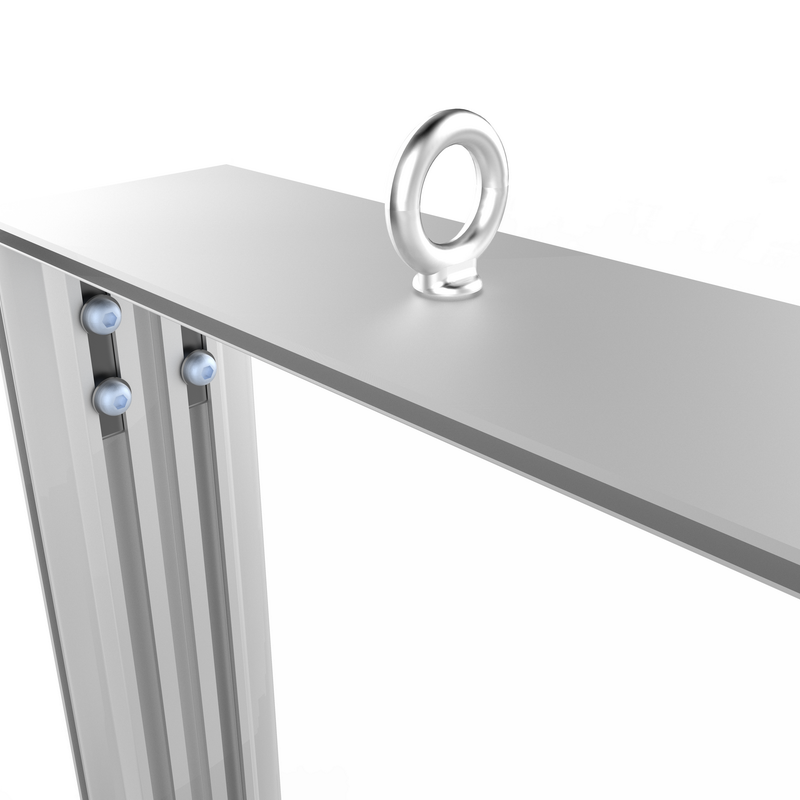 D80 8FT X 8FT Edge-lit SEG Light Box Trade Show Advertising Display