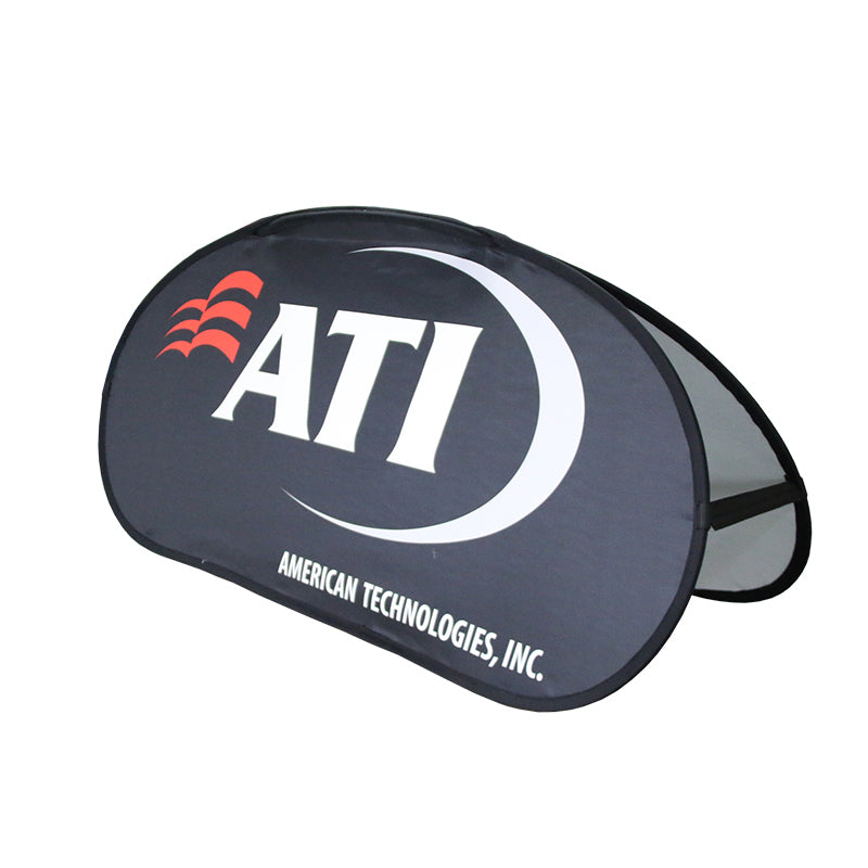 15AF-H Horizontal Fiberglass Frame Pop out Banner with Carrying Bag-M