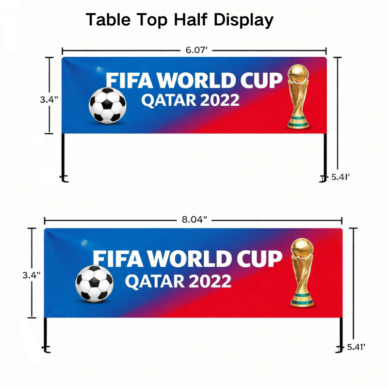 TE-11TT-W Table Top Banner Displays