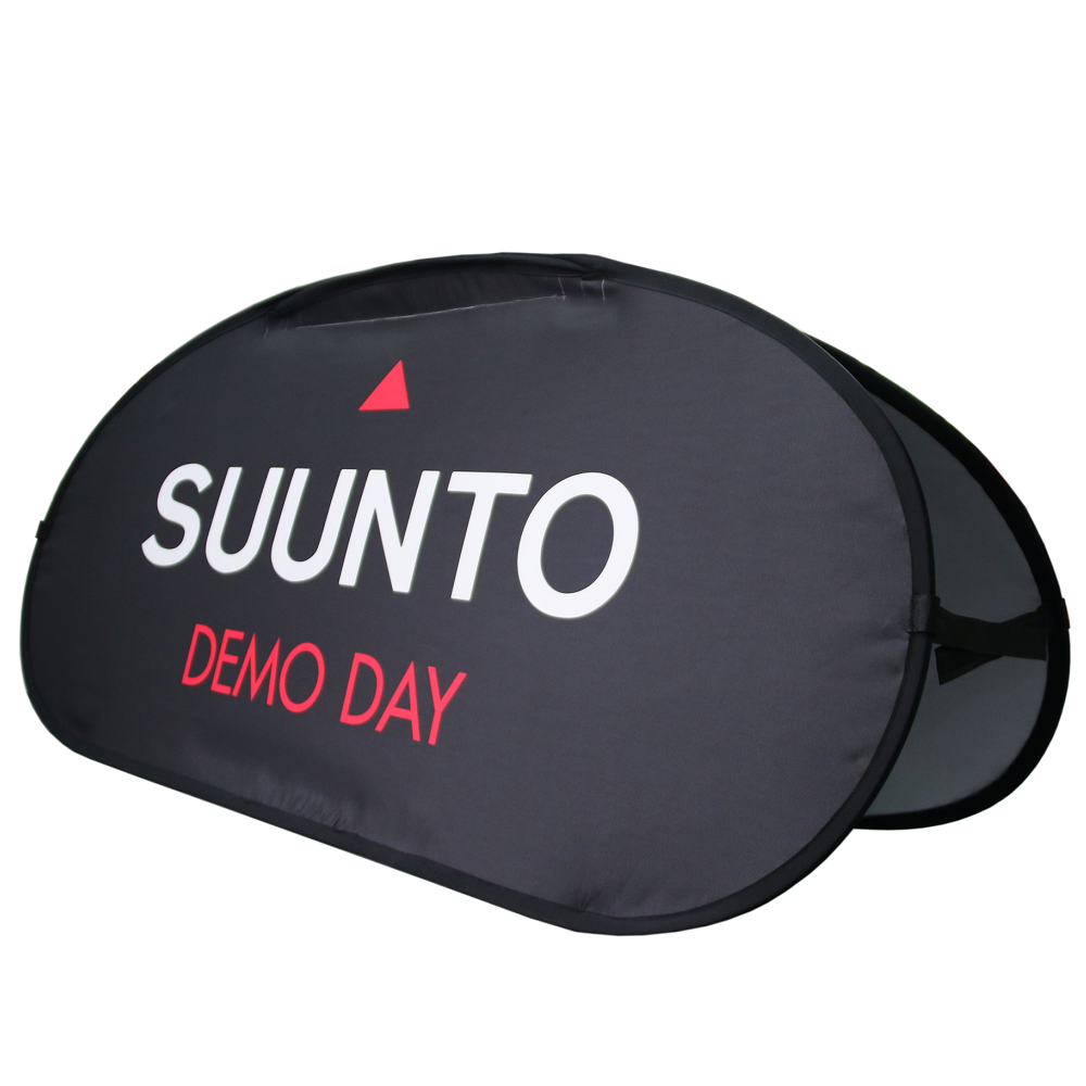 15AF-H Horizontal Fiberglass Frame Pop out Banner with Carrying Bag-M