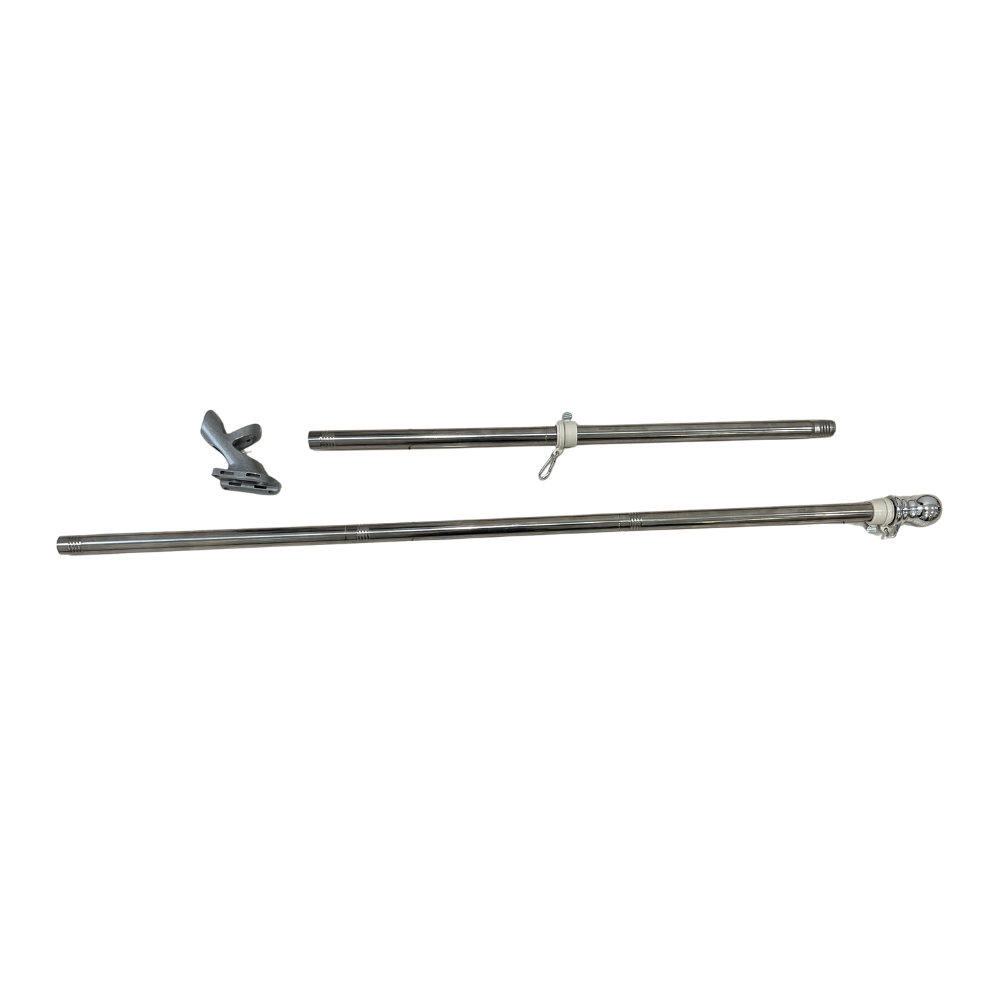 Aluminum Flag Pole Holder Bracket+6ft Flag Pole