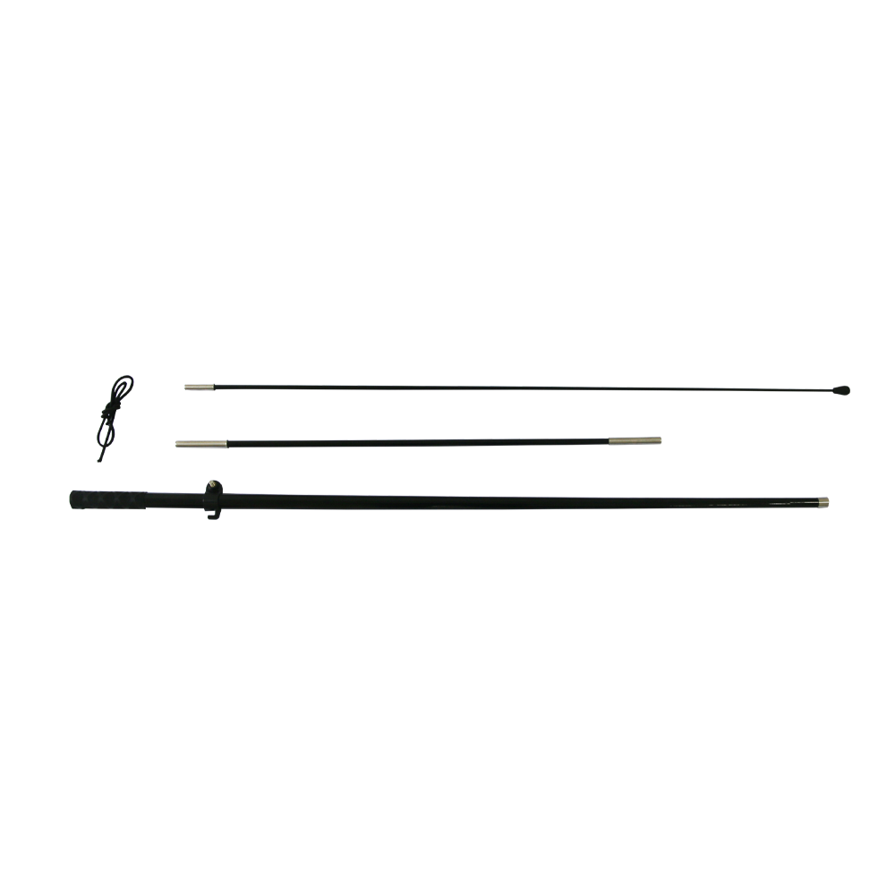 15FP-S 8FT Windless All Fiberglass Feather Flag Pole with Bag