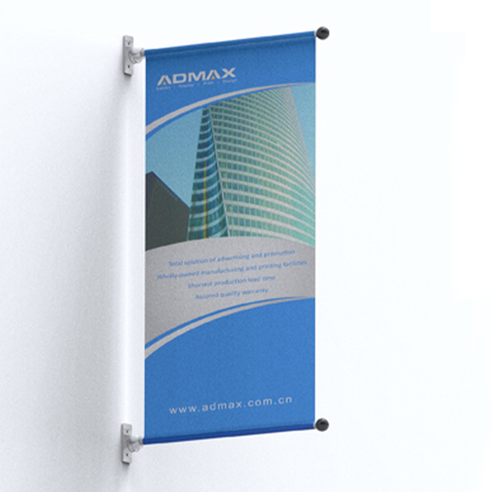 15SF1 Avenue/blvd banner mounting kit, 24" street light pole banner flag bracket hardware