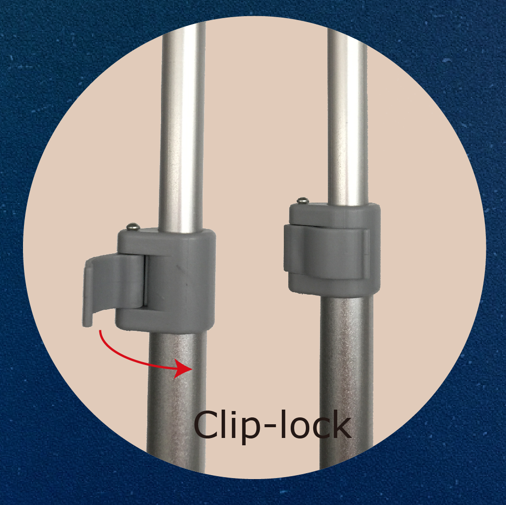 2AL 33.5x80" Stylish Aluminum-Plated End Cap Retractable Banner