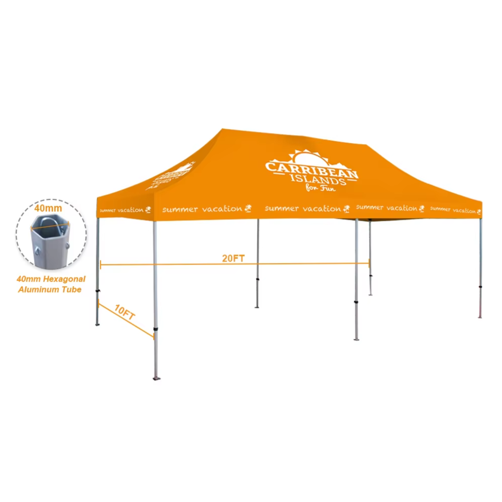 10*20ft Hexagon Aluminum Canopy Tent +Table Cover Kit