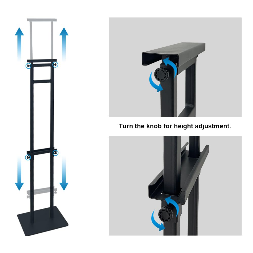 21D Adjustable Height Double -Sided Poster Sign Stand For Display Frame Holder