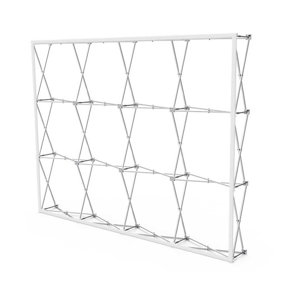 4Z0403 10*7.5FT Fabric Pop Up Display Stand Backdrop for Trade Show with Carrying Bag