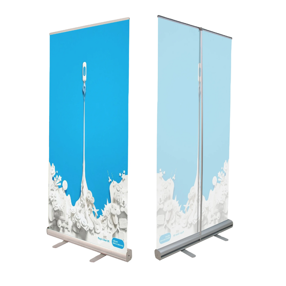 1A-2SE 48"x80" Retractable Roll Up Banner Stand Graphic Kit