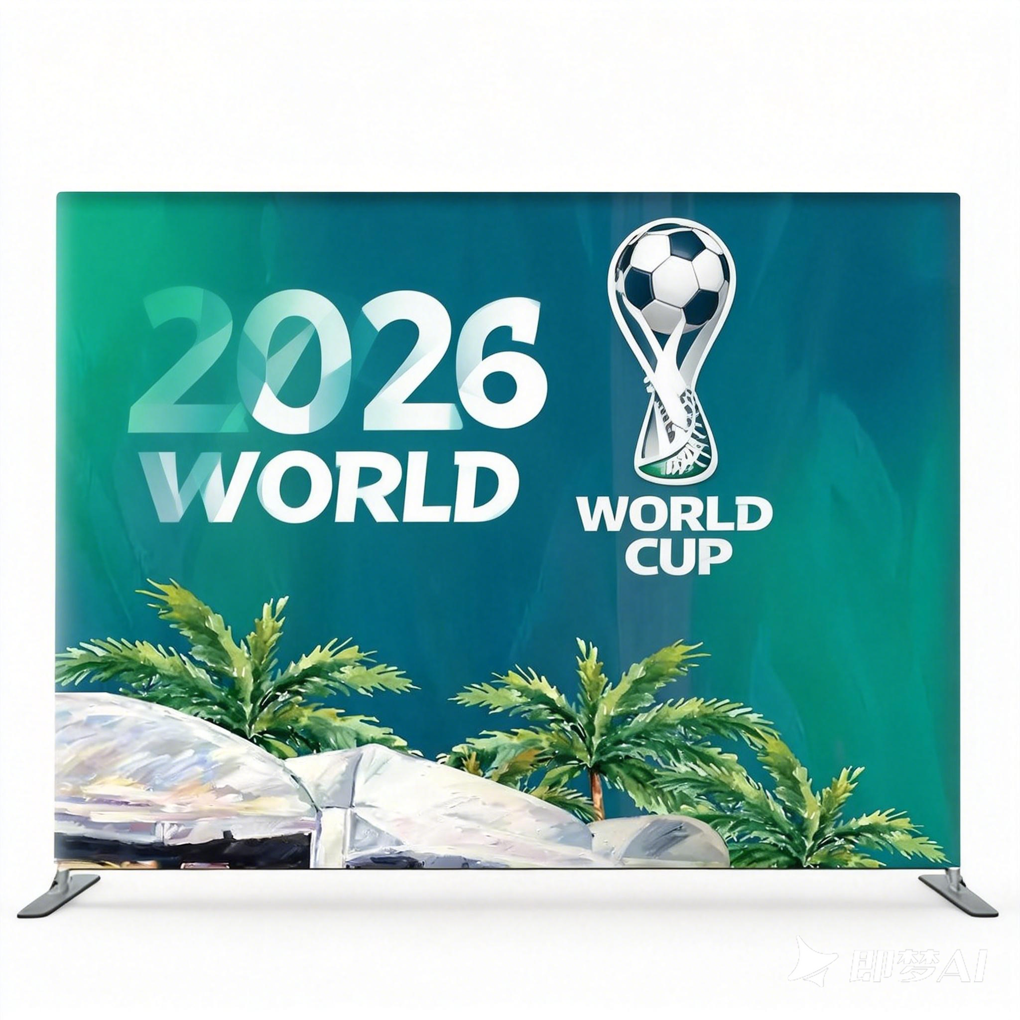 28C-FM10 10*8FT Tension Fabric Display EZ Tube Frame Backdrop Banner Stand