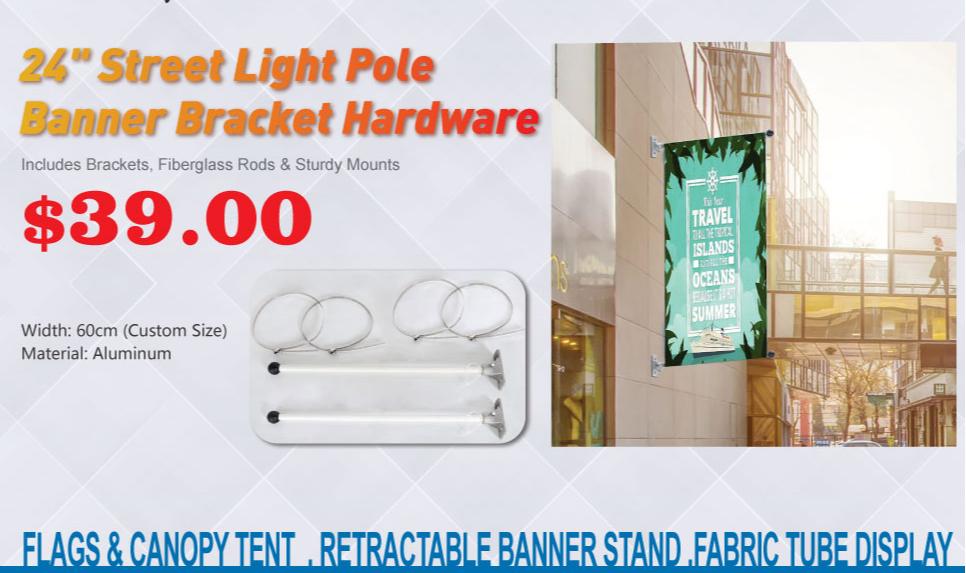 Street Light Pole Banner Bracket Hardware