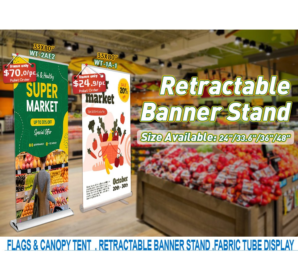 Retractable Roll Up Banner Stands