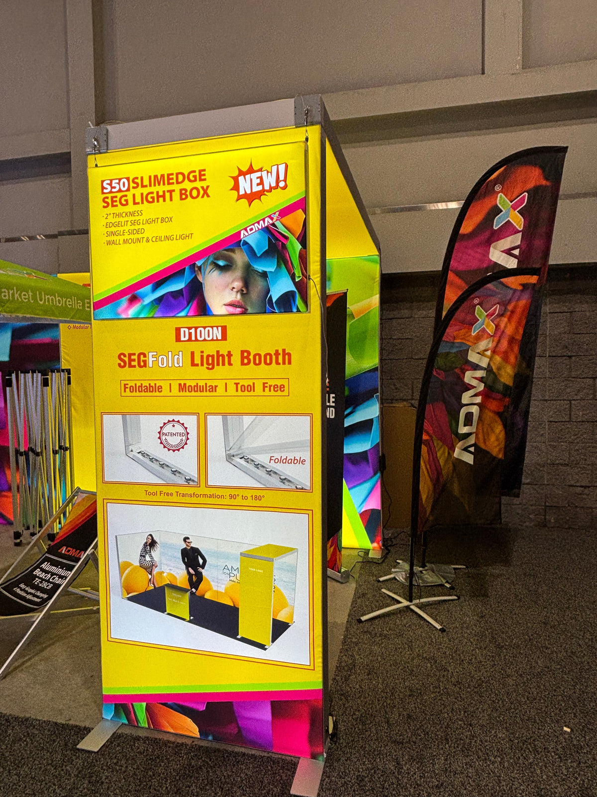 Foldable LED Trade Booths