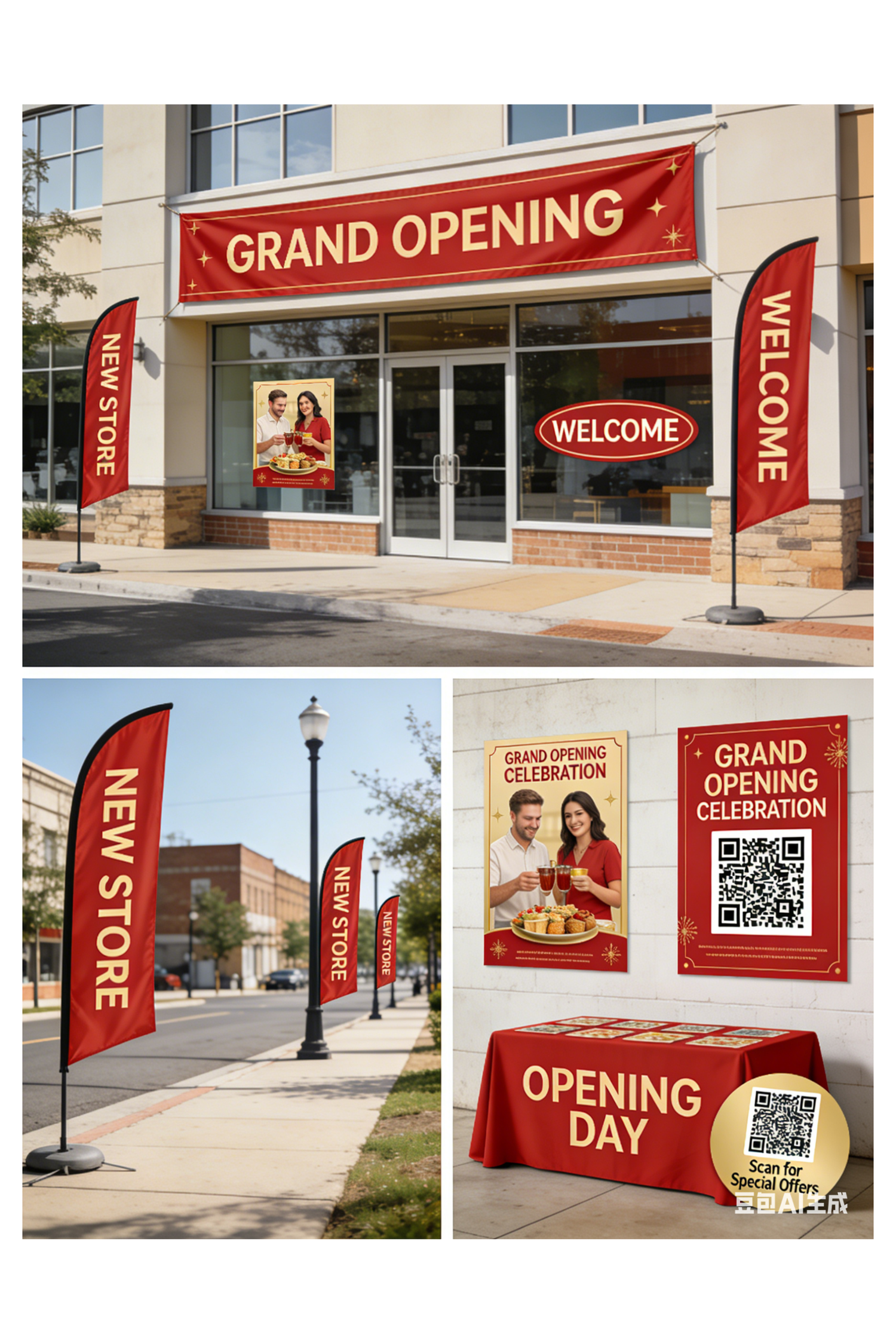 Window Graphics + Door Decals Professional Retail Makeover Kit