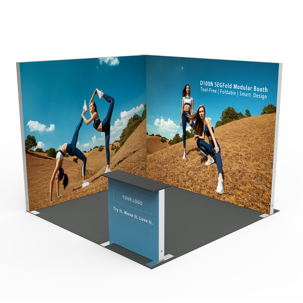10x10ft SEG Light Box Booths