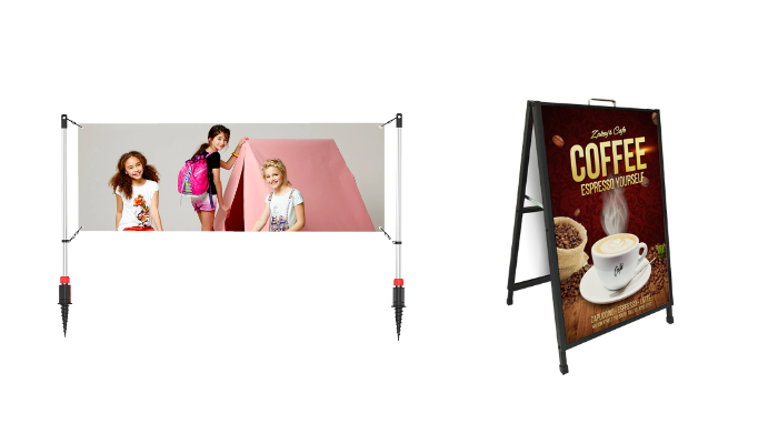 Outdoor Banner Stands