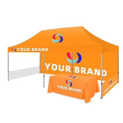 10*20ft Hexagon Aluminum Canopy Tent +Table Cover Kit