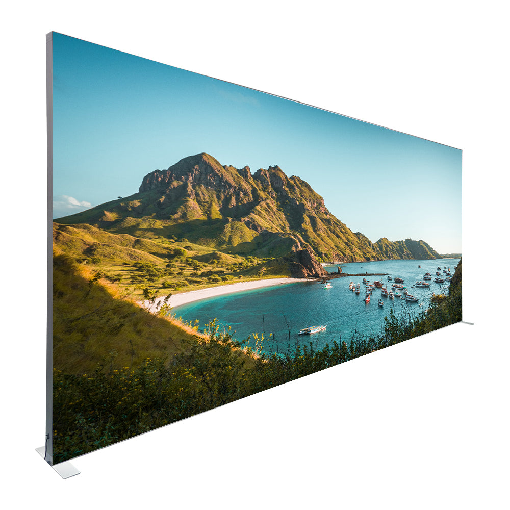 D100N236118 20X10ft Aluminum Frame Tool-Free SEG Fold Lightbox Fabric Display