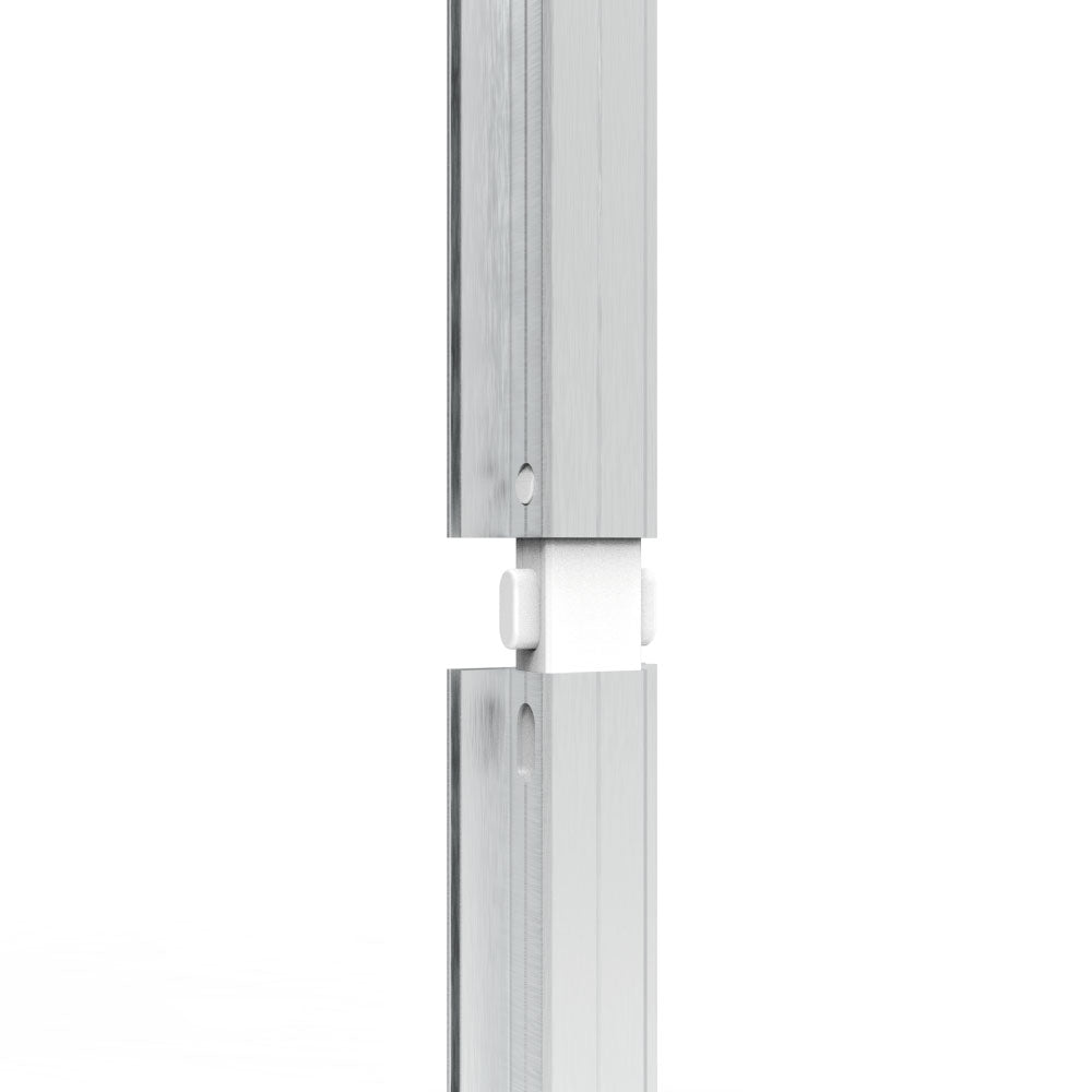 D40F-G3379 2.8 × 6.5 ft Tool-Free Foldable SEG Fabric Banner Stand