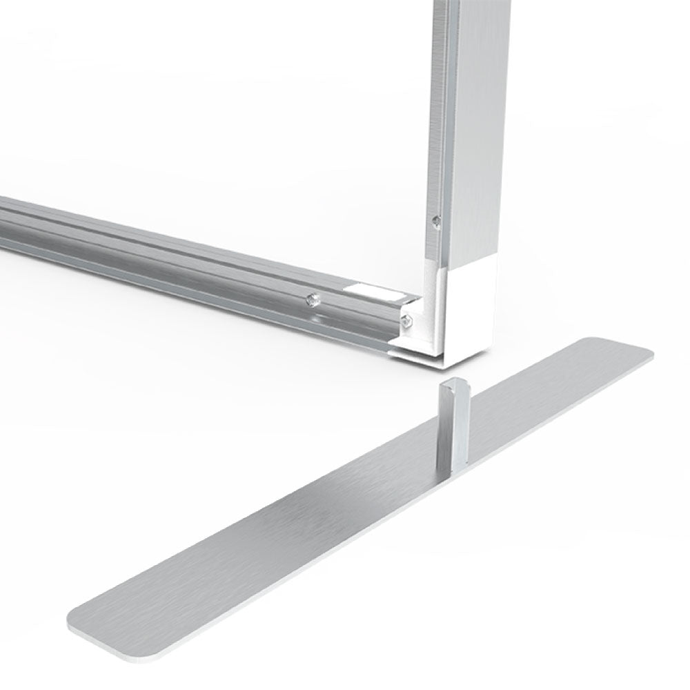 D40F-G3379 2.8 × 6.5 ft Tool-Free Foldable SEG Fabric Banner Stand