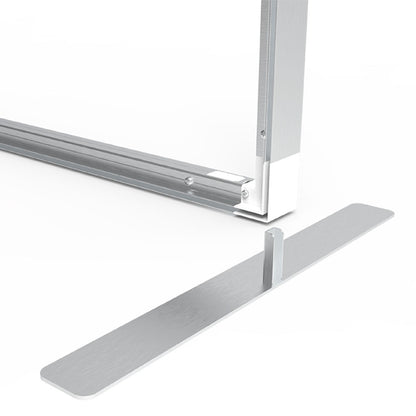 D40F-G3379 2.8 × 6.5 ft Tool-Free Foldable SEG Fabric Banner Stand