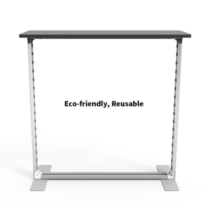 D100N-118118 10FTX10FT Aluminum Frame SEGFold Light Box Backdrop+3.3x3.3FT Light Counter