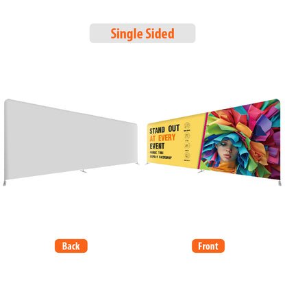 28C-FME20 20*8FT Standard Tension Fabric Display EZ Tube Frame Backdrop