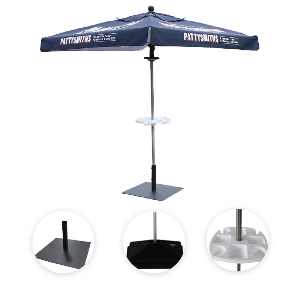 28U-GP1 7.5FT Square Outdoor Beach Umbrella for Advertising