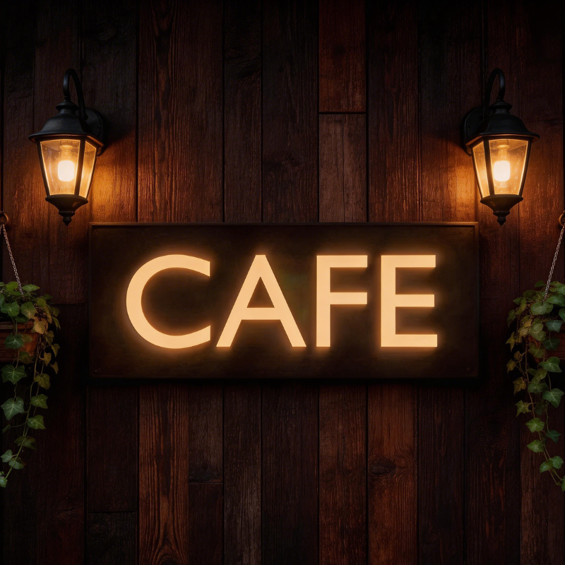 15.7‘’x47‘’ LED Banner Logo Sign
