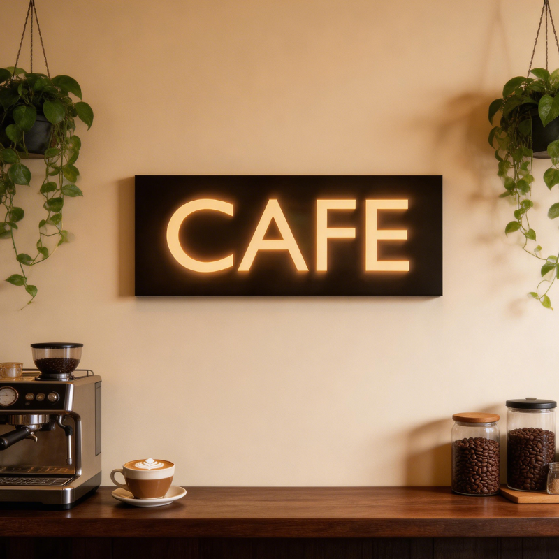 15.7‘’x47‘’ LED Banner Logo Sign