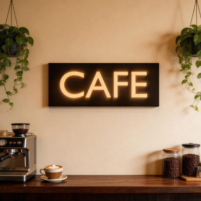 15.7‘’x47‘’ LED Banner Logo Sign