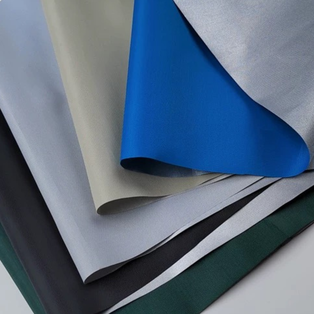 Silver Back Fabric for Roll up Banner