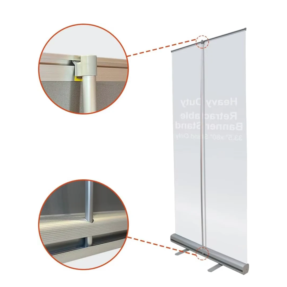 1A-2SE 48"x80" Standard Retractable Banner Stand Graphic Kit