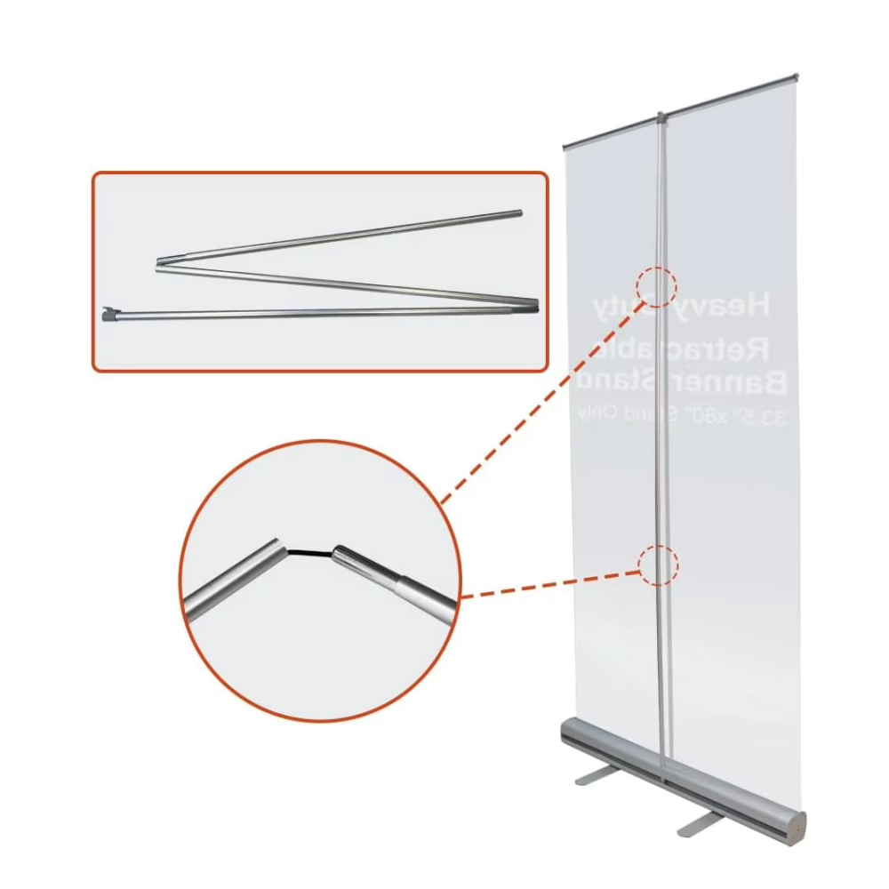 1A-2SE 48"x80" Standard Retractable Banner Stand Graphic Kit